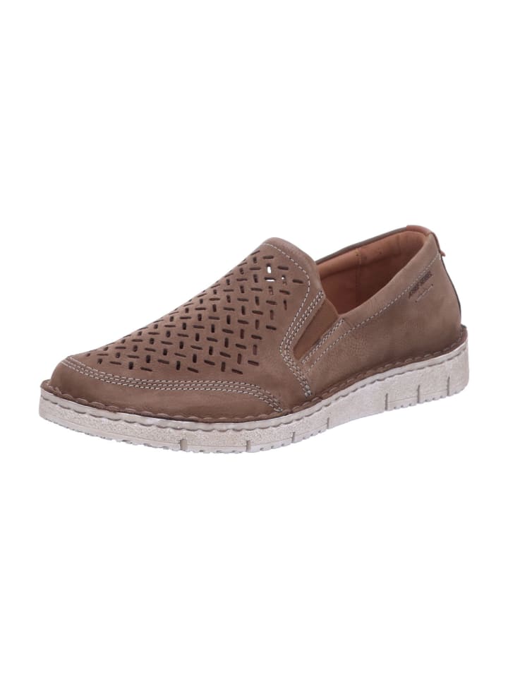 Herren Halbschuhe Slipper in Beige