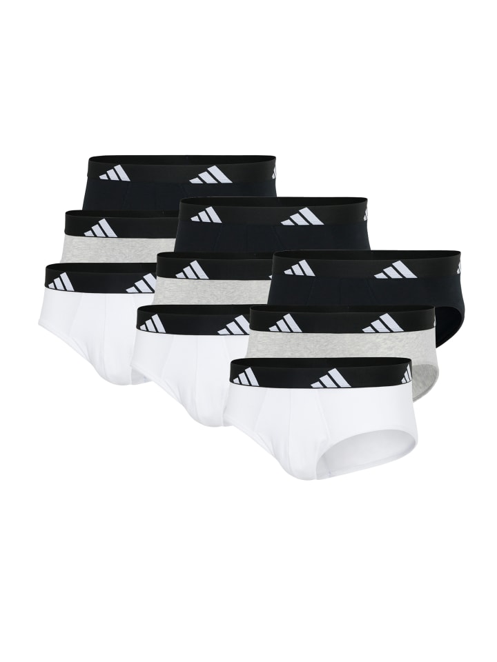 Boxershorts Brief Basic 9P in Greymix 3399