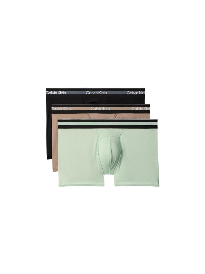 Zweifarbig Recyceltes Polyester Boxershorts