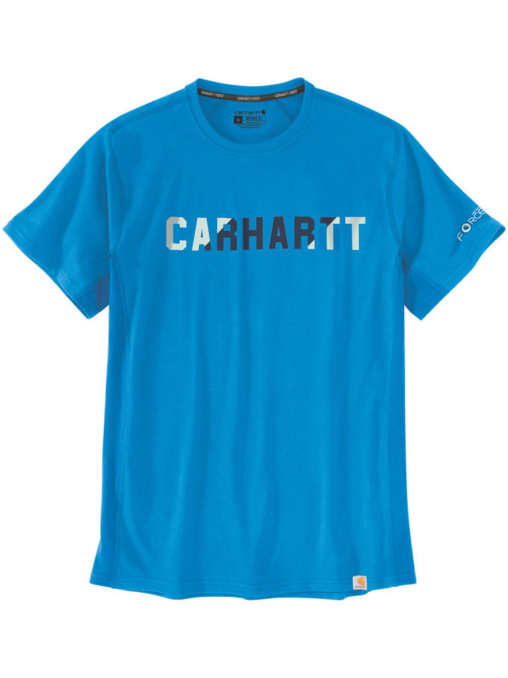 Logo T-Shirt in Hellblau