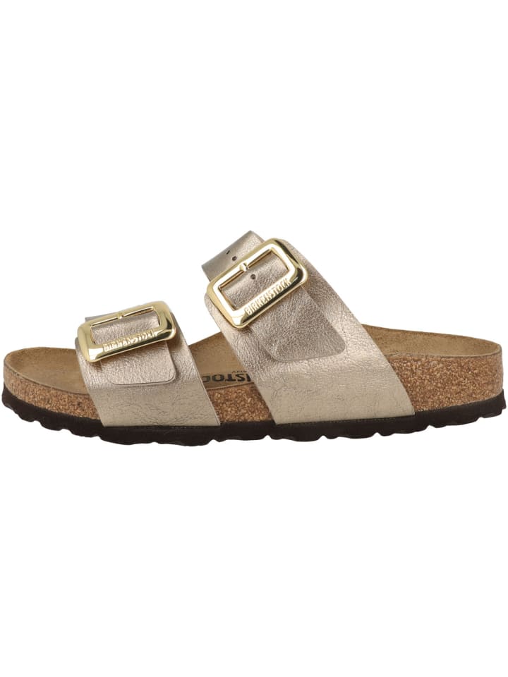 Sandale Sydney Cushion Buckle Birko-Flor Graceful schmal in braun