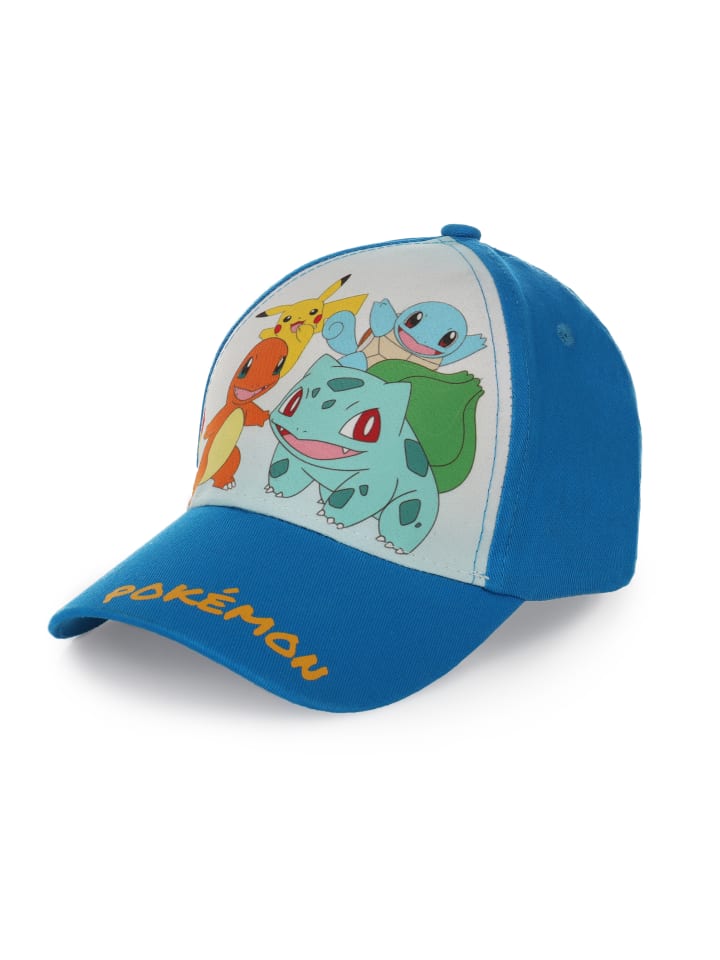 Pokemon Cap Baseballcap in blau