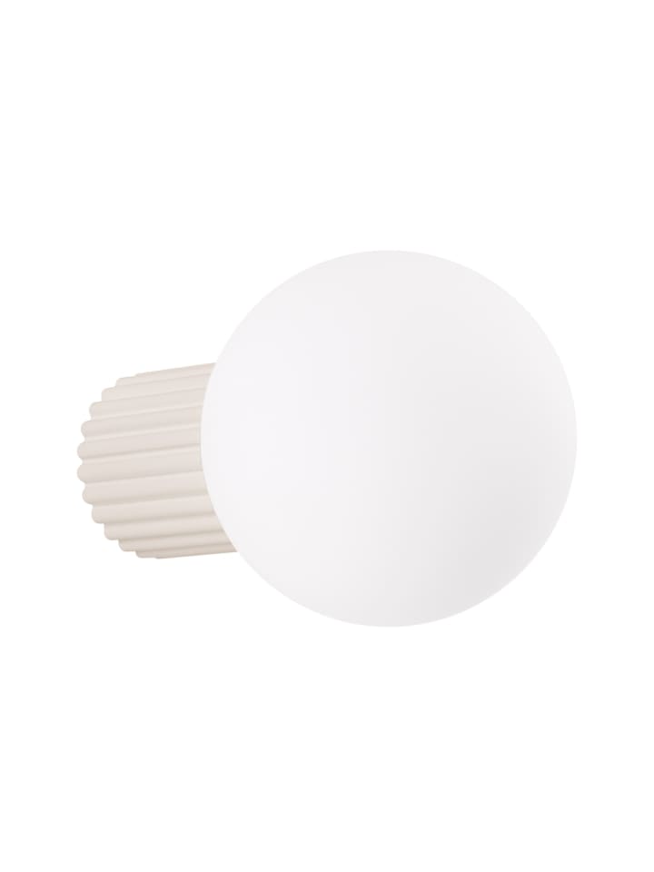 Wandlampe ORBITAL 1 beige H 12 cm