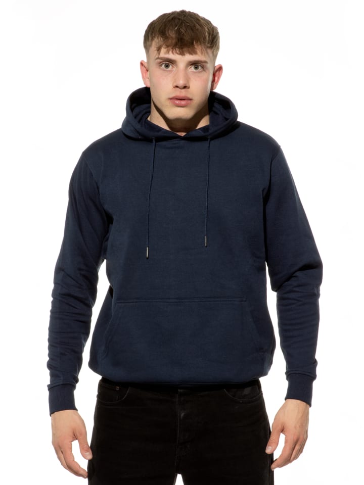 Sweathoodie - Kapuzenpullover Kapuzensweatshirt in marineblau