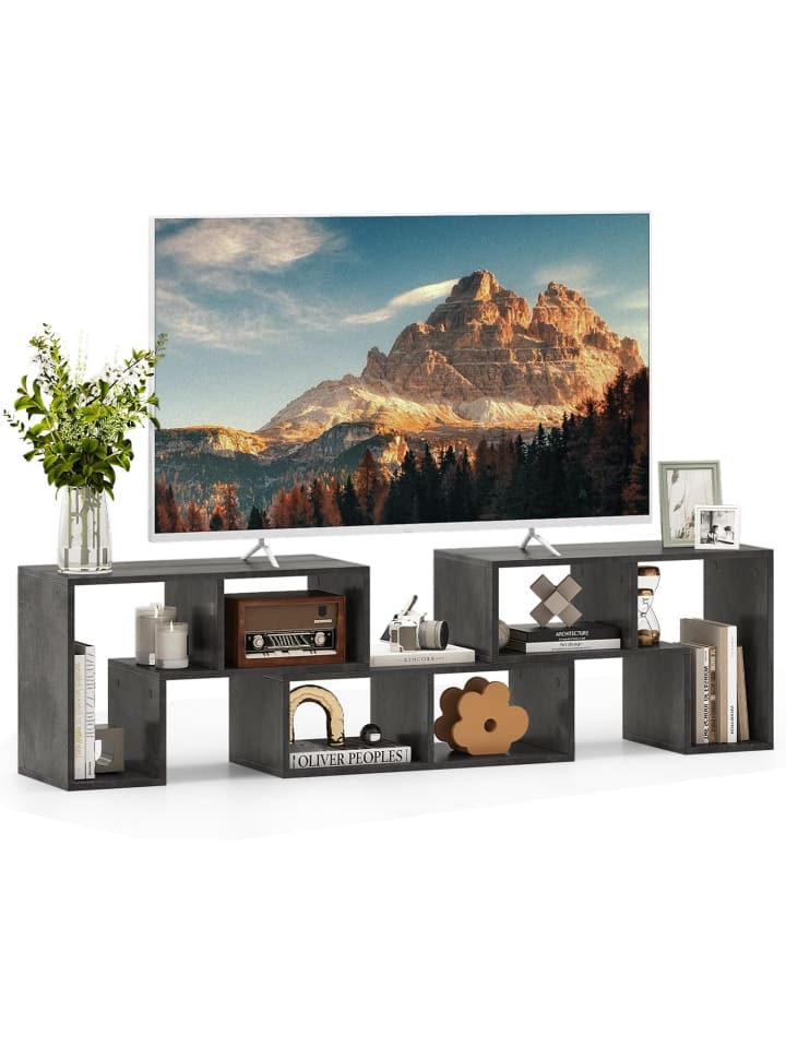 Fernsehschrank Frei Kombinierbar in Grau