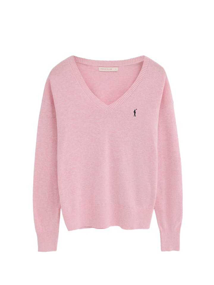 Pullover RIGBY GO V COTTON W VO in Rosa