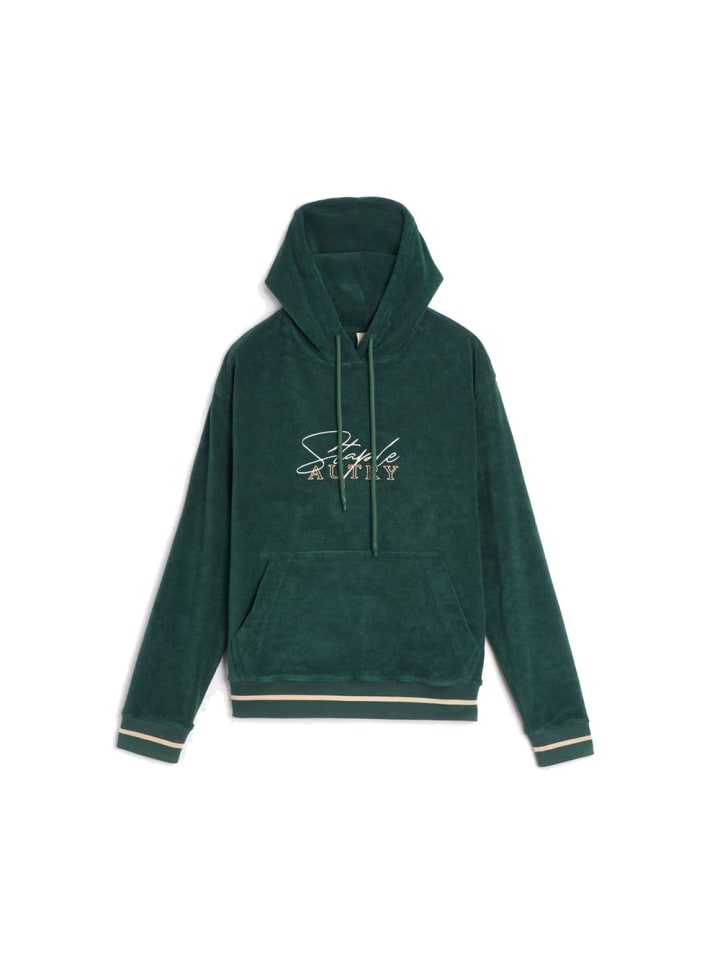 Zweifarbig Baumwolle Hoodie