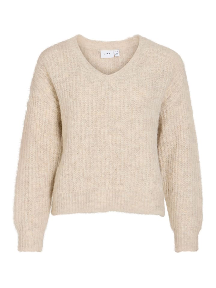 Strickpullover in Super Light Natural Melan