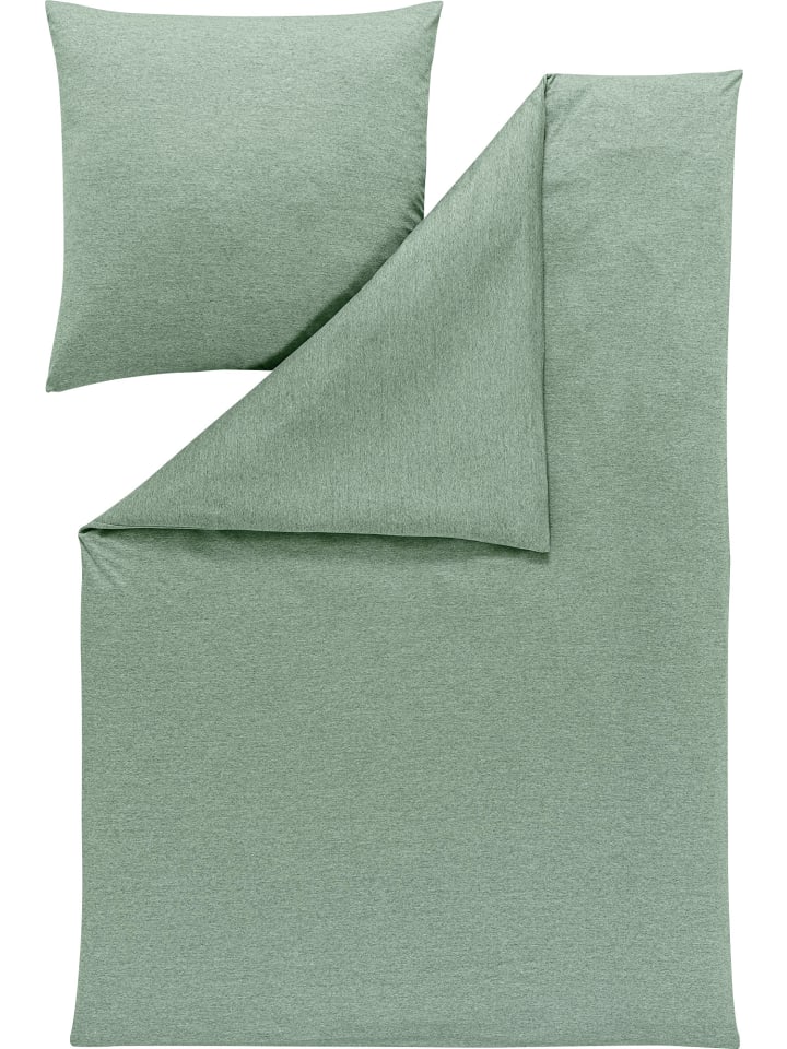 Mako-Interlock-Jersey Bettwäsche in mint