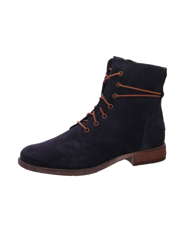 Schnürstiefelette Sienna 70 in Blau