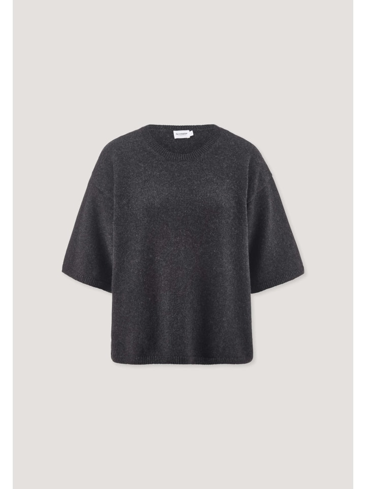 Strick Pullover Oversize in anthrazit