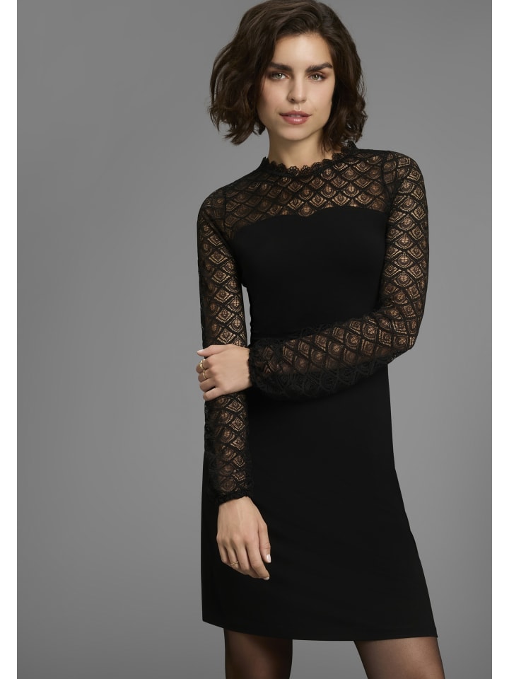 Spitzenkleid in schwarz