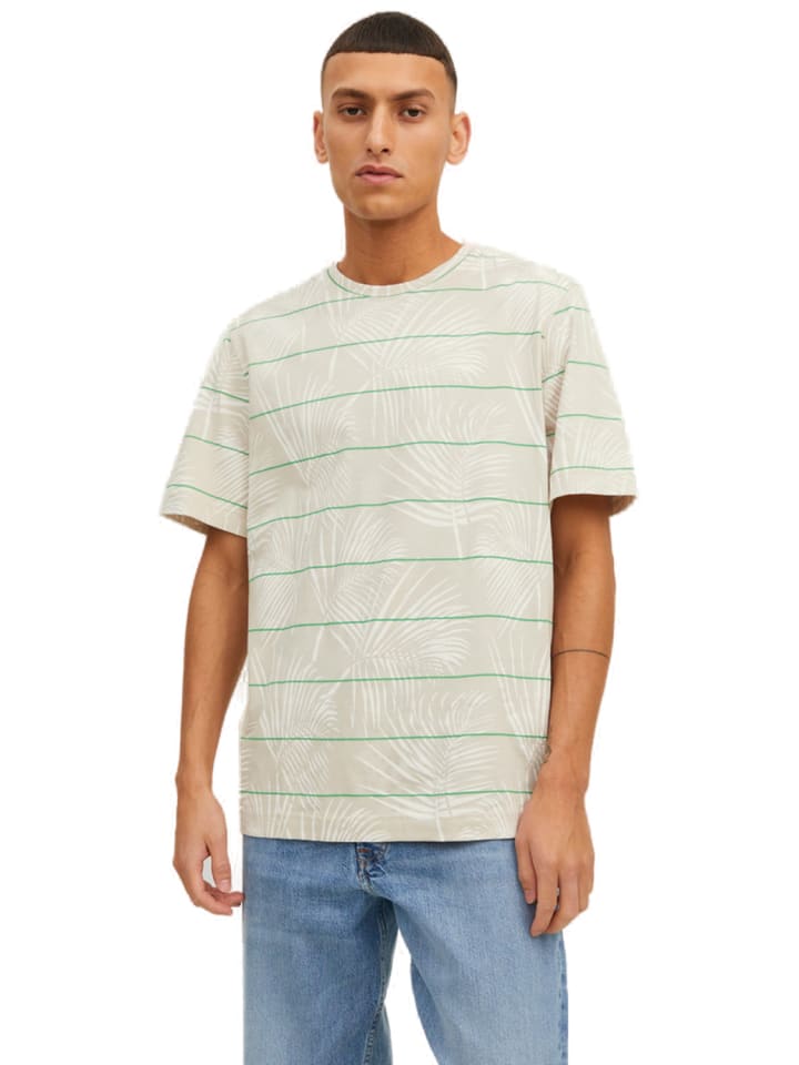 T-Shirt JORPALMA in Weiß