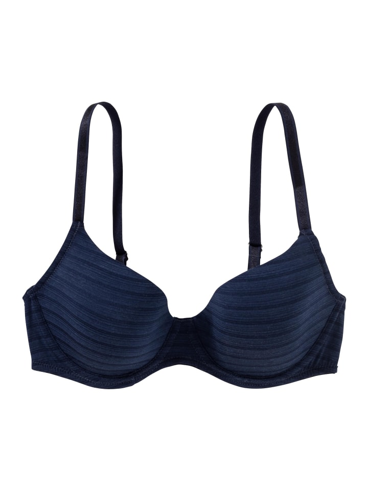 Schalen-BH Cotton & More in Blueberry