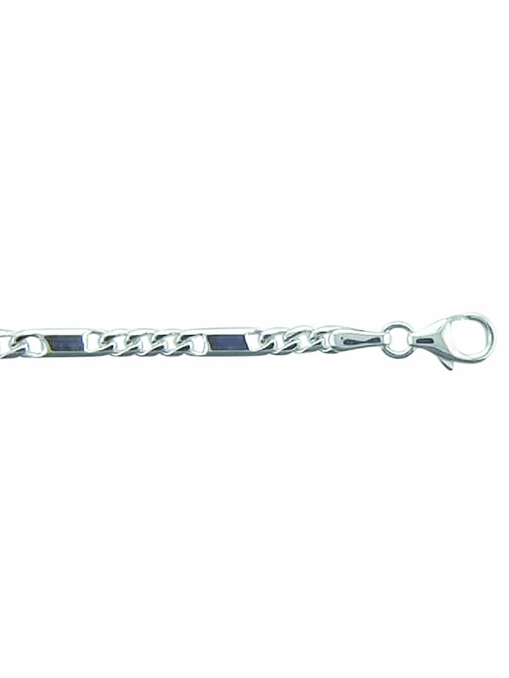 Damen 925 Silber Fantasie Armband 19 cm Ø 2,6 mm in silber