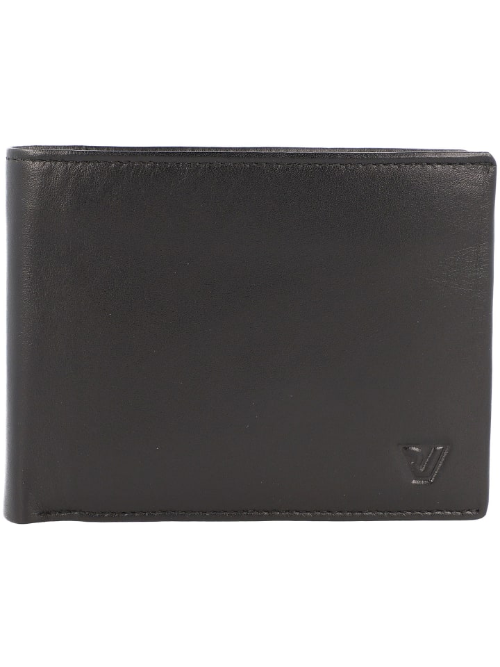 Avana Geldbörse RFID Leder 13 cm nero