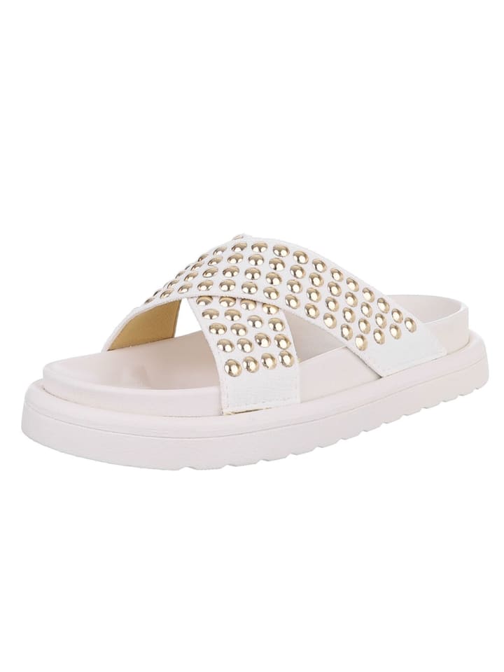 Sandale & Sandalette in Weiß