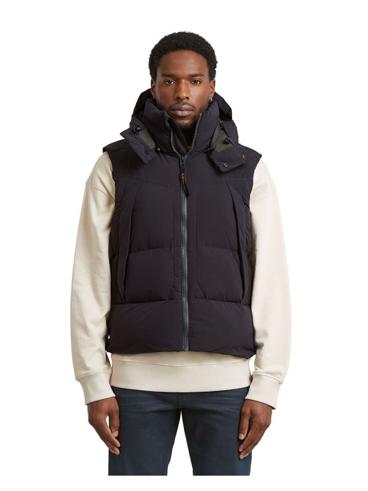 G-Whistler Padded Hooded Weste 2.0 dk black
