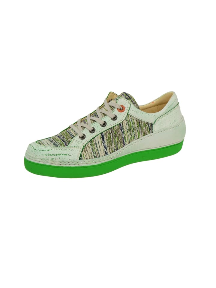Komfort Schnürschuhe in Grün
