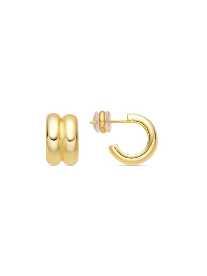 Ohrringe Tudfu mit 18 Karat Goldfinish – TUDFU