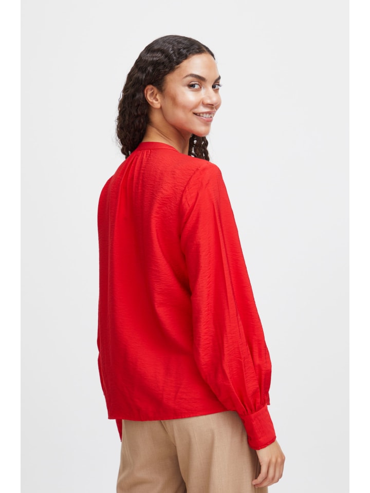 BYILANO SHIRT - LIGHT WOVEN Regular fit in Goji Berry