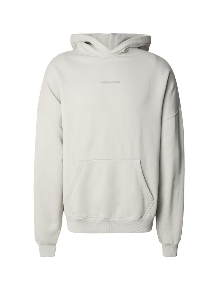 Sweat & Fleece - Hoody in washed clear grey/gum