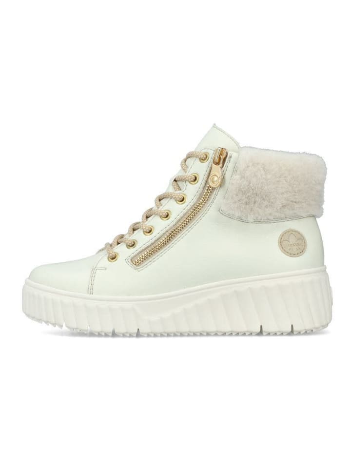 Stiefelette in weiss