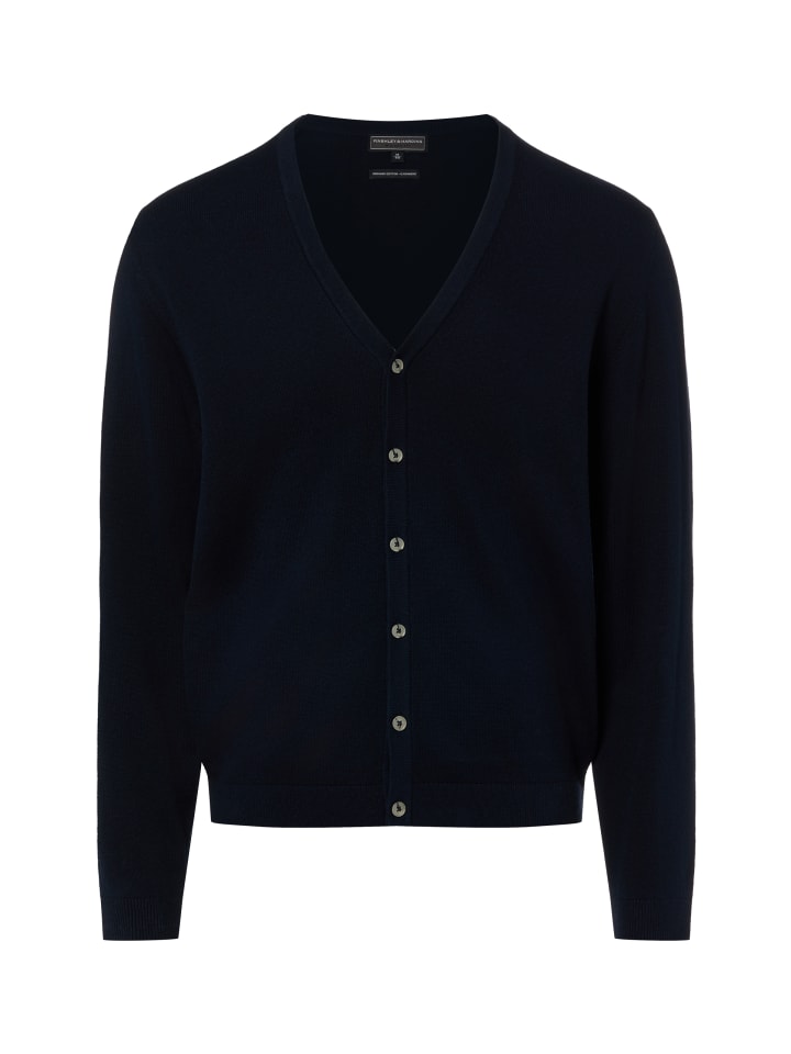 Strickjacke in marine - 0001