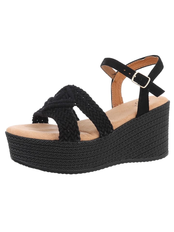 Sandale & Sandalette in Schwarz