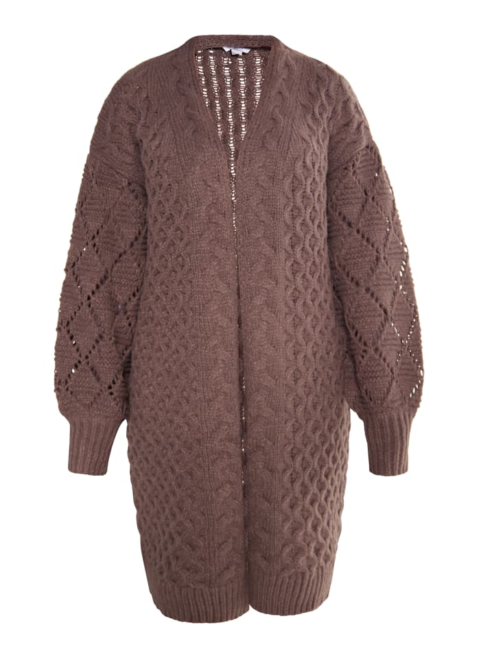 Damen Strickcardigan in Braun