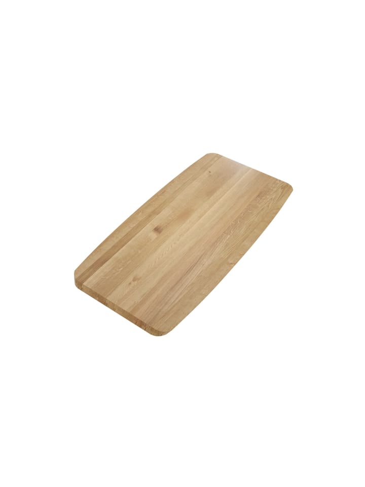 TISCHPLATTE Danielle 180x4x90 Esstischplatte Massivholz Wildeiche