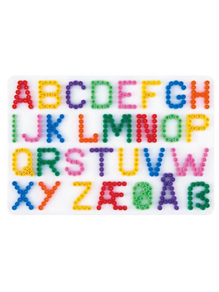 Midi-Stiftplatte Buchstaben, weiß - ab 5 Jahren