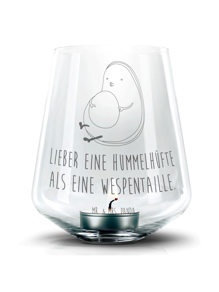 Laterne Avocado Pfeifen mit Spruch in Transparent