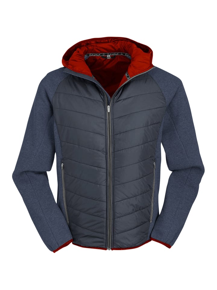 Hybrid-Steppjacke Greetsiel in Rauchblau