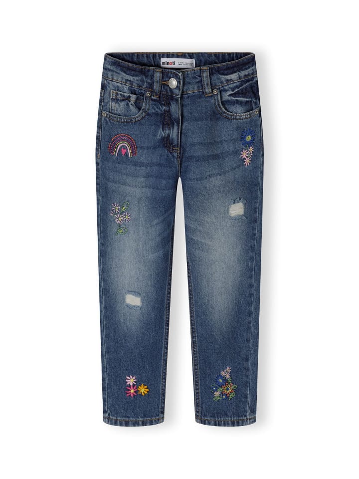 Jeanslatzhose 22jean1 in blue denim