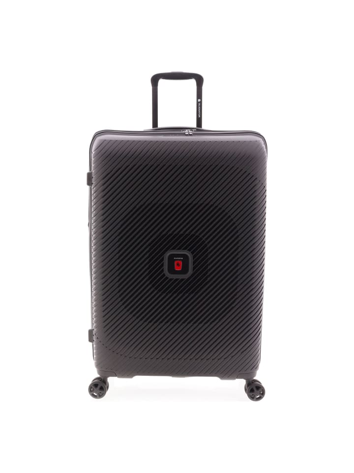 2800 4 Rollen Trolley L 74 cm mit Dehnfalte black