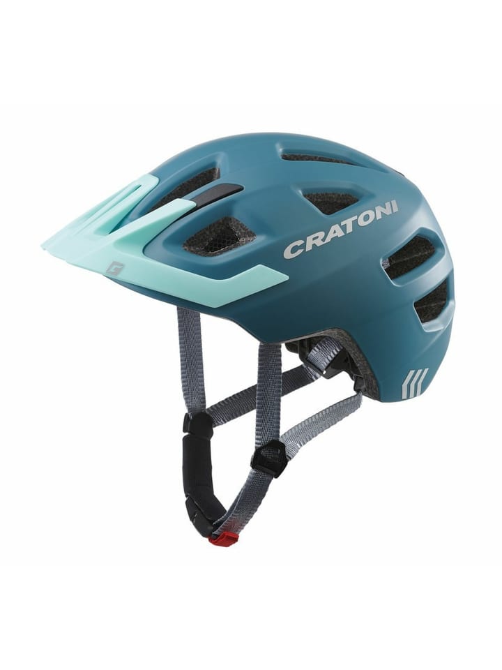Kinderhelm Maxster Pro in steel/blau matt