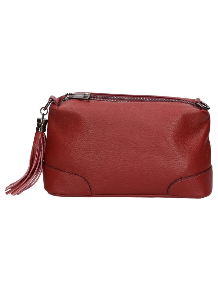 Handtasche in DARK RED