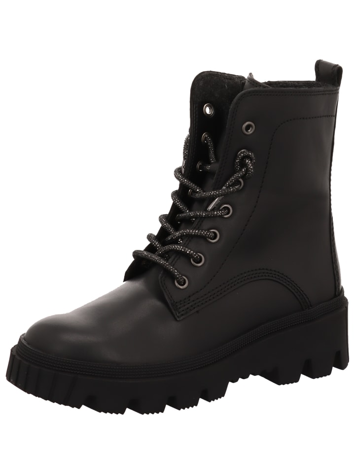 Schnürschuh in schwarz