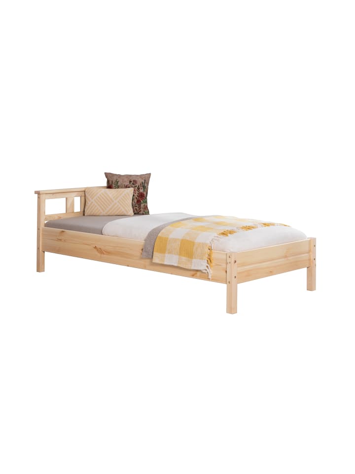 Einzelbett und Doppelbett Merci in Natur