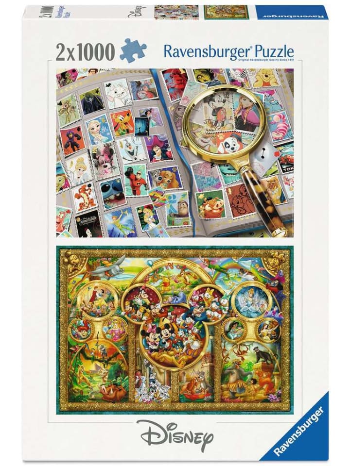 Ravensburger Puzzle 1000 Teile Die Zauberhafte Welt von Disney in bunt