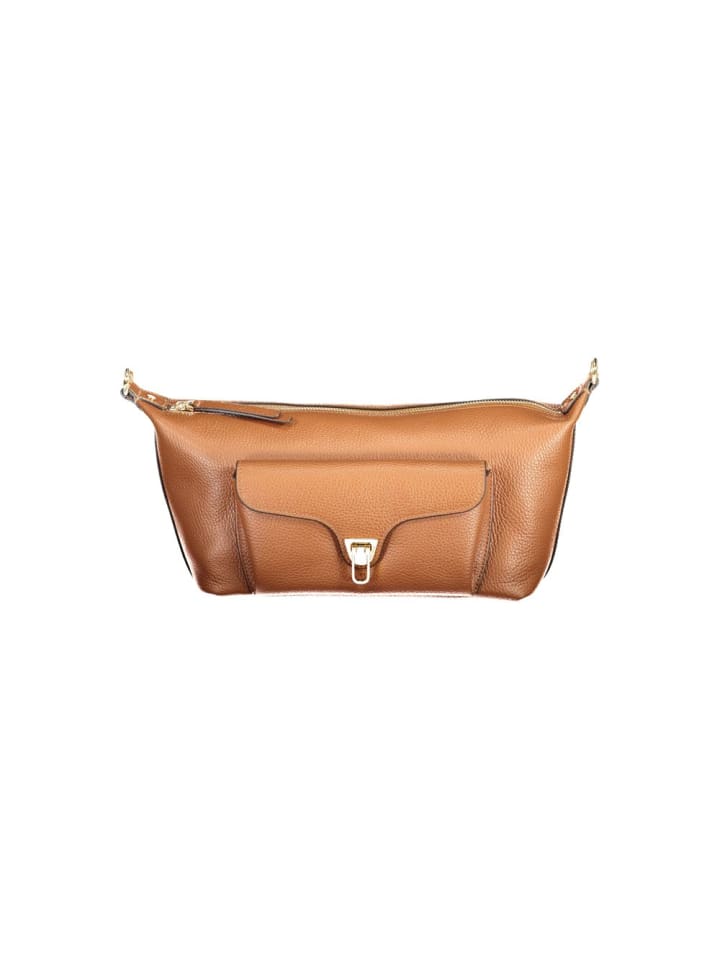 Braun Handtasche aus Leder