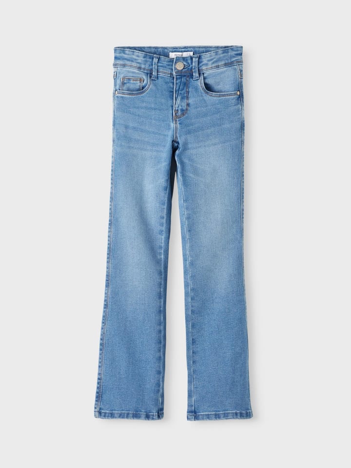 günstig name Hose kaufen Denim limango Jeans Blau Leg Straight in it Mädchen NKFPOLLY |