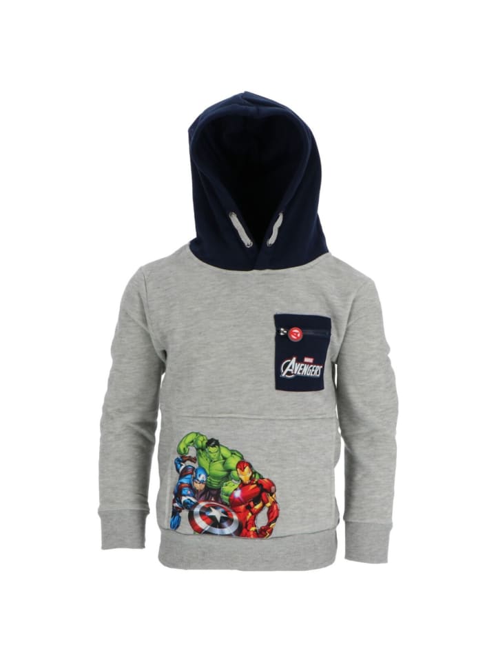 Hoodie Warmer Kapuzenpulli für Jungen und Mädchen Blau 4 Jahre (104cm) in Grau