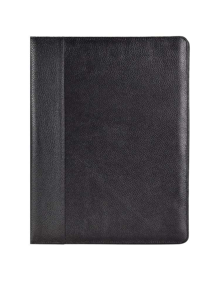 Schreibmappe II Leder 32 cm schwarz