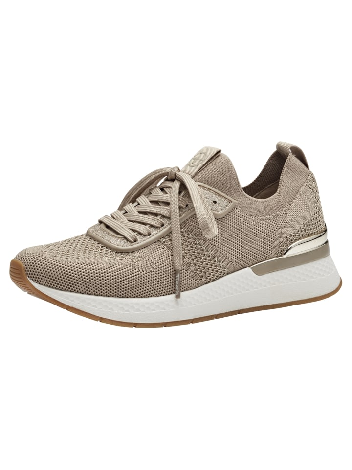 Sneaker in IVORY METALLIC