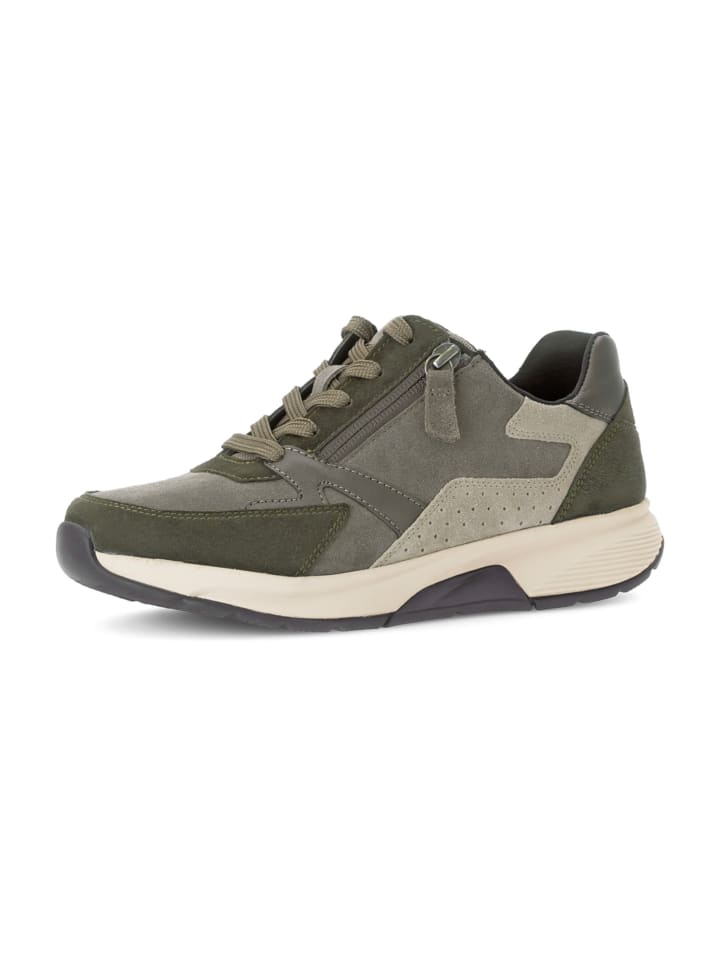 Komfort Schnürschuhe in Grün