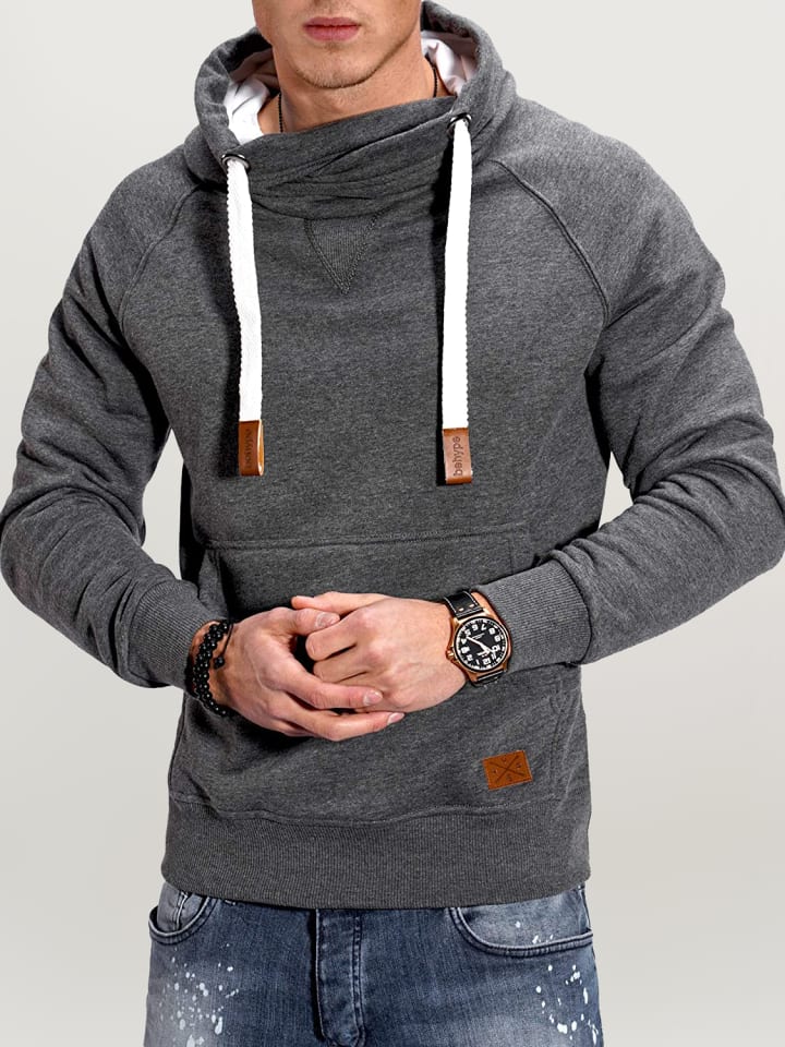 Hoodie JULES in dunkelgrau