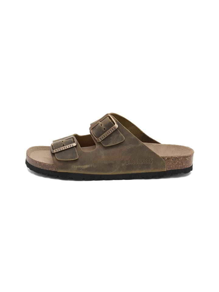 Sandaletten in khaki