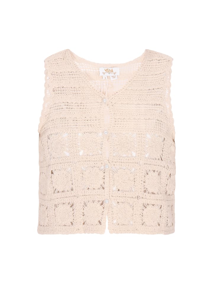 Women Vest in cream